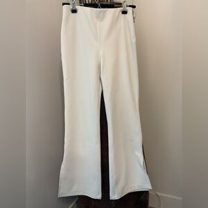 Joe Fresh Active Cream Ribbed Flare Active Bottoms